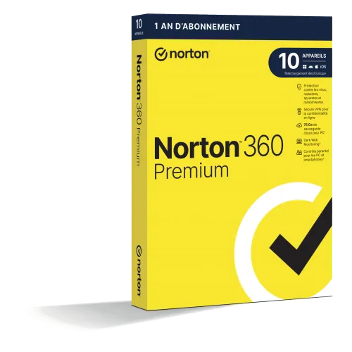Symantec Norton Security Deluxe 3.0 AntiVirus - 10 Postes - 1 an